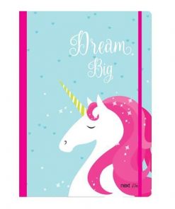 Next trends unicorn τετράδιο flexi λάστιχο 21x29εκ. 2θεμ. 80φ.