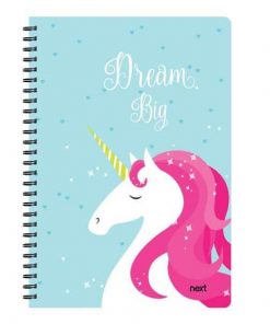 Next trends unicorn τετράδιο σπιράλ 3 θέματα 105 φύλλα 21x29εκ.