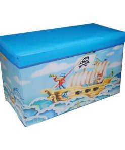 Κουτί αποθήκευσης υφασμάτινο "pirates ship" Υ35x60x30εκ.