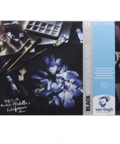 Talens van gogh μπλοκ μαύρο για νερομπογιές Α3 360γρ.