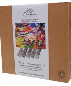 Phoenix σετ χρωμάτων λαδιού "Nature's Greens" 5 τεμάχια, 50ml/τεμ.