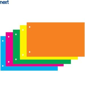 Next διαχωριστικά οριζόντια ντοσιέ 100τεμ (γλώσσες) Υ23x12εκ