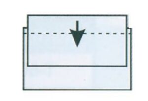 Αυτοκόλλητες θήκες για κάρτες με άνοιγμα από πάνω Υ6x9,5εκ. 10 τεμάχια