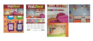 Αυτοκόλλητα τοίχου 30x42εκ. "κορνίζες"