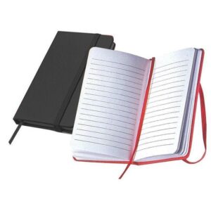 Σημειωματάριο ραφτό μαύρο Υ13x8εκ.