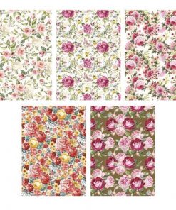 Χαρτί περιτυλίγματος ρολό 70x100εκ. "Floral mix" (P1_OG_179)