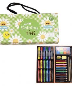 Σετ ζωγραφικής 50 τεμ. σε βαλιτσάκι "Daisies"  Υ13x27x4,5εκ.