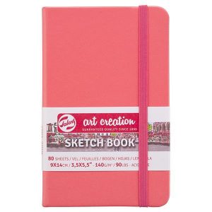 Talens Sketch book κοραλί 80φυλ. 9x14εκ. 140 γρ.