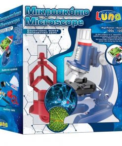 Luna εκπαιδευτικό Μικροσκόπιο 100χ-1200χ28mm με βάση κινητού