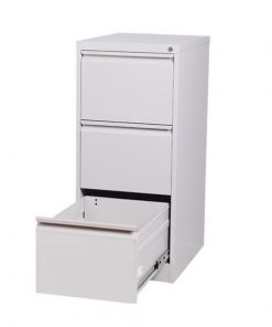 Συρταριέρα φακέλων Nextdeco γκρι 3 συρτάρια Υ103,1x46x62εκ.