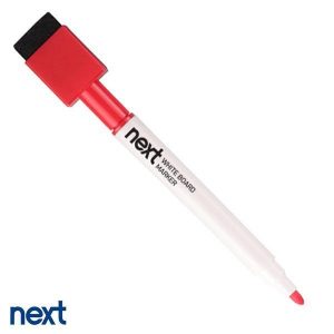 Next μαρκαδόρος κόκκινος λευκού πίνακα με σφουγγάρι