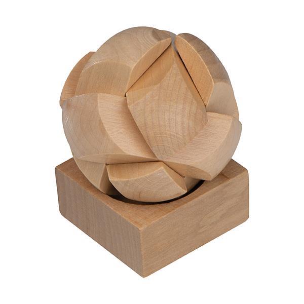 Παζλ σπαζοκεφαλιά ξύλινη "σφαίρα" 5,3x5,3x9εκ.