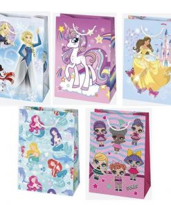 Χάρτινη τσάντα "Girl Heroes mix" Υ40x29x12 εκ. διάφ. σχέδια (T9_OG_45)