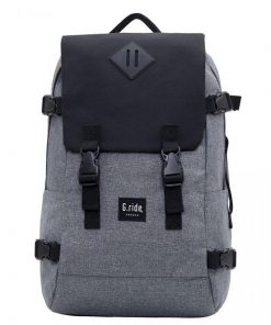 Bagtrotter τσάντα πλάτης εφηβική γκρι Υ49x32x15εκ.