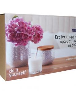 Σετ δημιουργίας αρωματικών κεριών "candle art" με αιθέριο έλαιο βανίλια