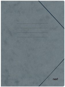 Next φάκελος με λάστιχο πρεσπάν γκρι Υ32x22x0εκ. Δυνατότητα εκτύπωσης