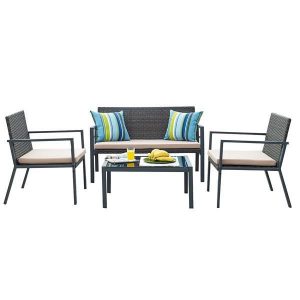 Ibiza σετ σαλόνι εξωτερικού χώρου 4τμχ