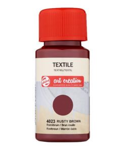 Talens χρώμα textile 4023 rusty brown 50ml