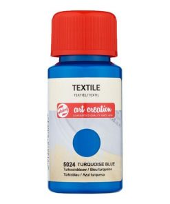 Talens χρώμα textile 5024 turquoise blue 50ml