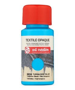 Talens χρώμα textile opaque 5024 turquoise blue 50ml