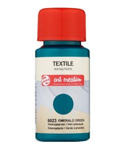 Talens χρώμα textile 6023 emerald green 50ml