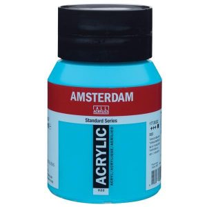Talens amsterdam ακρυλικό χρώμα 522 turquoise blue 500ml