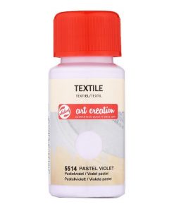 Talens χρώμα textile 5514 pastel violet 50ml