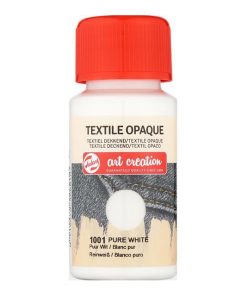 Talens χρώμα textile opaque 1001 pure white 50ml