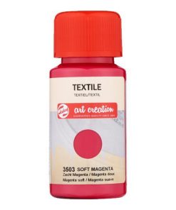 Talens χρώμα textile 3503 soft magenda 50ml