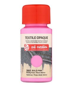 Talens χρώμα textile opaque 3501 bold pink 50ml