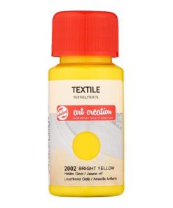 Talens χρώμα textile 2002 bright yellow 50ml