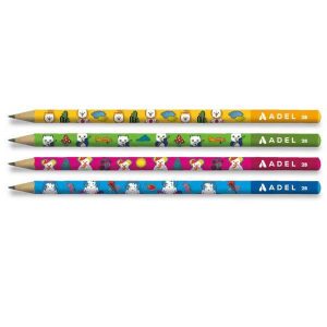 Adel μολύβι "Masallar" 2Β κοκτέηλ 4 σχέδια