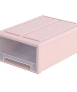 Κουτί αποθήκευσης στοιβαζόμενο ροζ Υ17x41x29εκ.