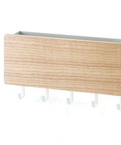 Κρεμάστρα τοίχου για κλειδιά και αλληλογραφία μπεζ Υ9,5x18x3,5εκ