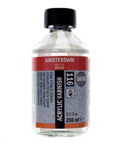 Talens amsterdam acrylic varnish Satin 116 250ml.