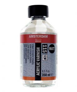 Talens amsterdam acrylic varnish Matt 115 250ml.