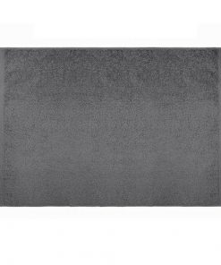 Πετσέτα μονόχρωμη 100% βαμβάκι πεννιε 550gsm 80x150εκ. σκούρο γκρι