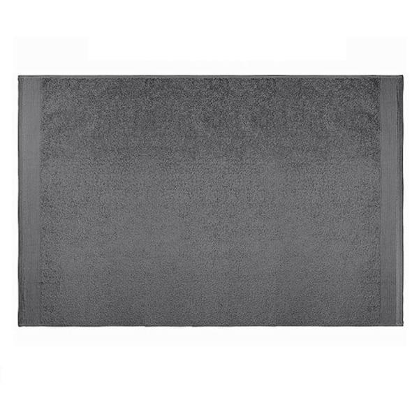 Πετσέτα μονόχρωμη 100% βαμβάκι πεννιε 550gsm 80x150εκ. σκούρο γκρι