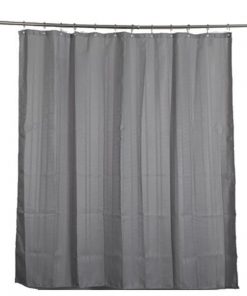 Κουρτίνα μπάνιου υφασμάτινη γκρι 180x200εκ