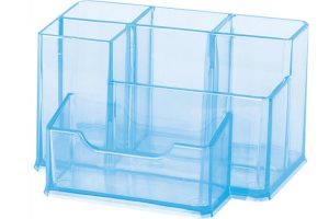 Comix μολυβοθήκη διάφανη γκρι