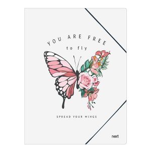 Next φάκελος λάστιχο "Butterfly" Υ35x25εκ.