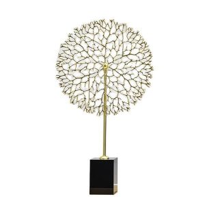 Επιτραπέζιο διακοσμητικό "Dandelion", μεταλλικό, 28x51εκ.