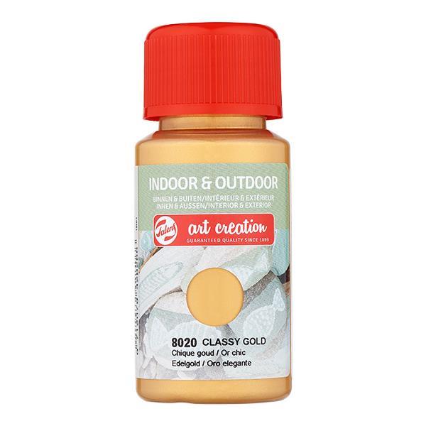 Talens χρώμα indoor/outdoor 8020 classy gold 50ml