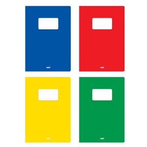 Next τετράδιο καρφίτσα School 4 χρώματα 40φ. 17x25εκ.