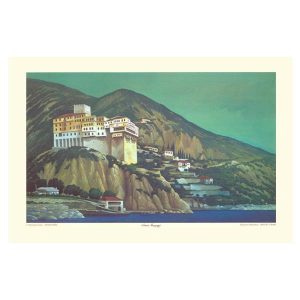 Λιθογραφία  Ι.Μ. Διονυσίου 30x40εκ.