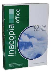 Inacopia φωτοαντιγραφικό χαρτι Α3 500 φυλλα 80γρ.
