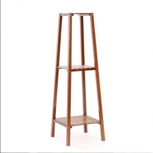 Ανθοστήλη ξύλινη 3 επιπέδων Υ100x32x32εκ.