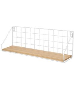 Ράφι επιτοίχιο Nextdeco minimal λευκό 44,5x11,5xY15,5εκ.