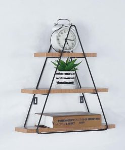 Ραφιέρα επιτοίχια τριγωνική με 3 θέσεις 40x11,5xΥ41,5εκ.