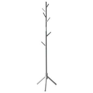 Καλόγερος ξύλινος Nextdeco μασίφ γκρι Y174εκ. Ø40εκ.